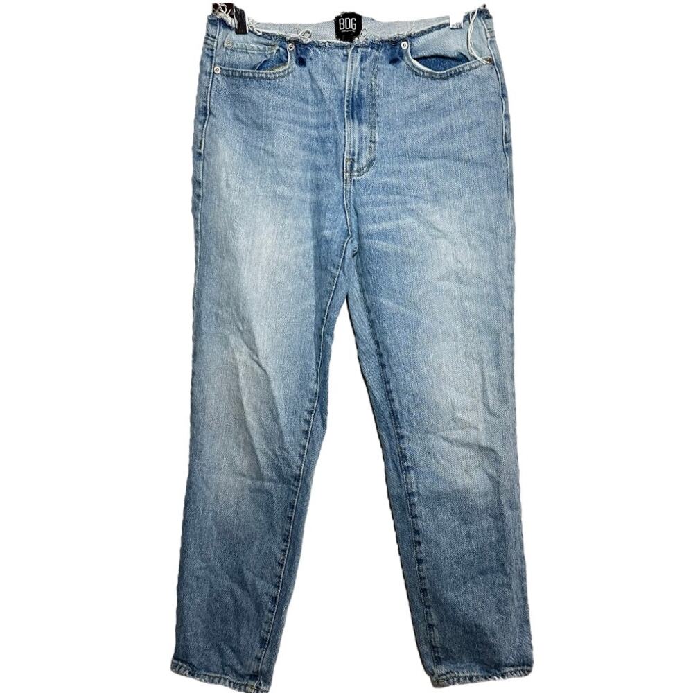 Urban Outfitters BDG Jeans Cut Off Waistband Baggy Mom Fit Medium Wash 27